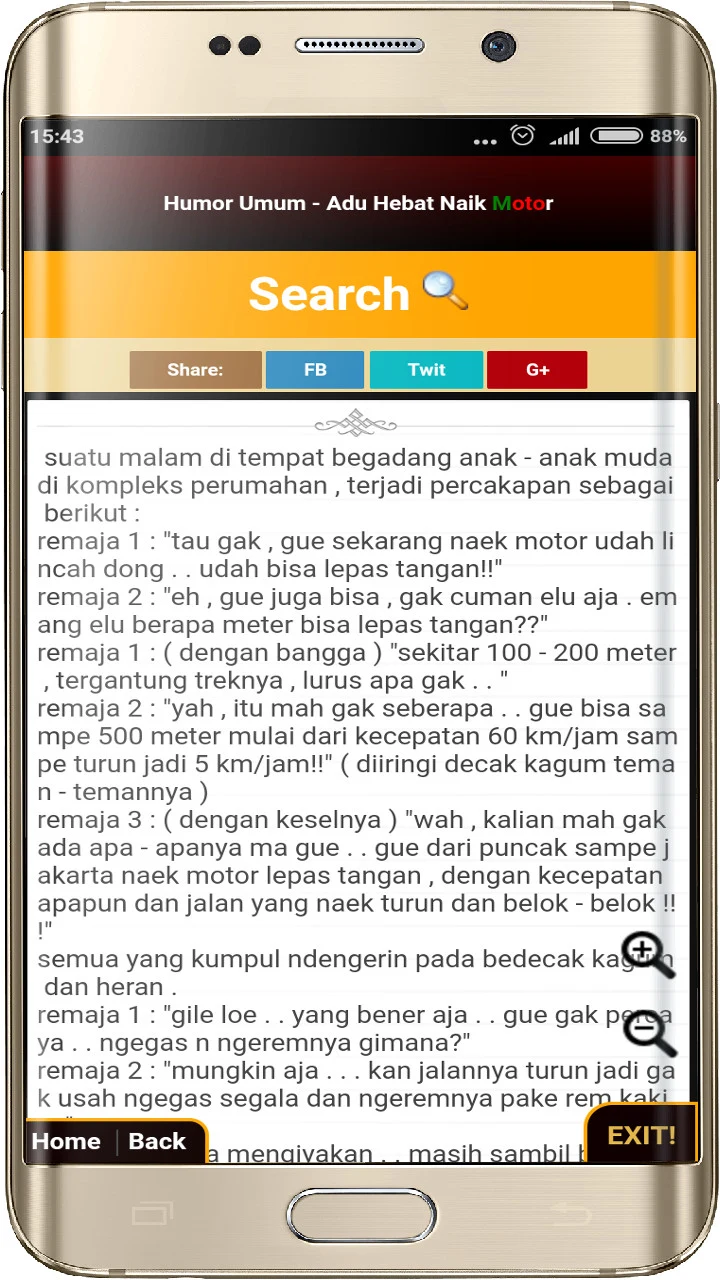 Humor Cerita Lucu (Offline) screenshot